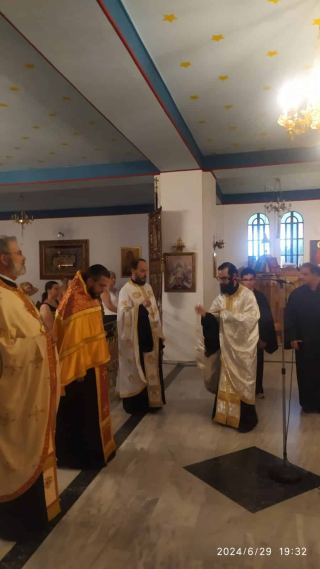 Μεθέορτος Ἑσπερινὸς καὶ λιτάνευση τῆς ἱερᾶς εἰκόνος