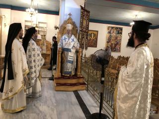 Κυριακὴ τῶν Ἁγίων 318 Πατέρων μὲ τὸν Μητροπολίτη μας