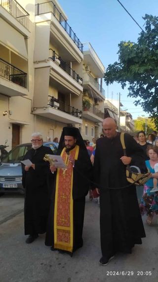 Μεθέορτος Ἑσπερινὸς καὶ λιτάνευση τῆς ἱερᾶς εἰκόνος