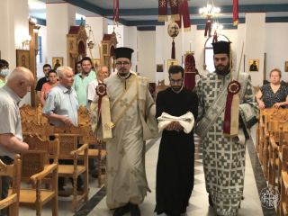Χειροτονία εἰς διάκονον τοῦ π. Ἐλευθερίου Ποταμίτη