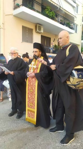 Μεθέορτος Ἑσπερινὸς καὶ λιτάνευση τῆς ἱερᾶς εἰκόνος