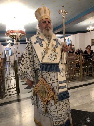Κυριακὴ τῶν Ἁγίων 318 Πατέρων μὲ τὸν Μητροπολίτη μας