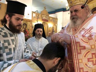 Χειροτονία εἰς διάκονον τοῦ π. Ἐλευθερίου Ποταμίτη