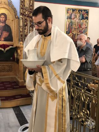 Χειροτονία εἰς διάκονον τοῦ π. Ἐλευθερίου Ποταμίτη