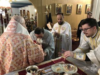 Χειροτονία εἰς διάκονον τοῦ π. Ἐλευθερίου Ποταμίτη