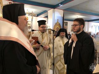Χειροτονία εἰς διάκονον τοῦ π. Ἐλευθερίου Ποταμίτη